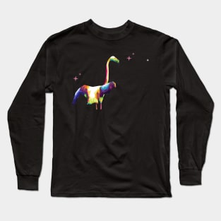 goose bird wpap pop art Long Sleeve T-Shirt